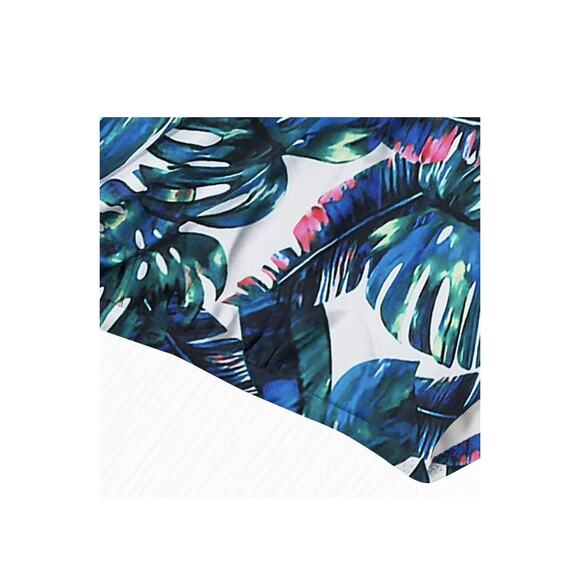 Eomenie Women’s One Piece TEAL Swimsuit Tummy Control Cutout High Waisted Wrap - Picture 3 of 5